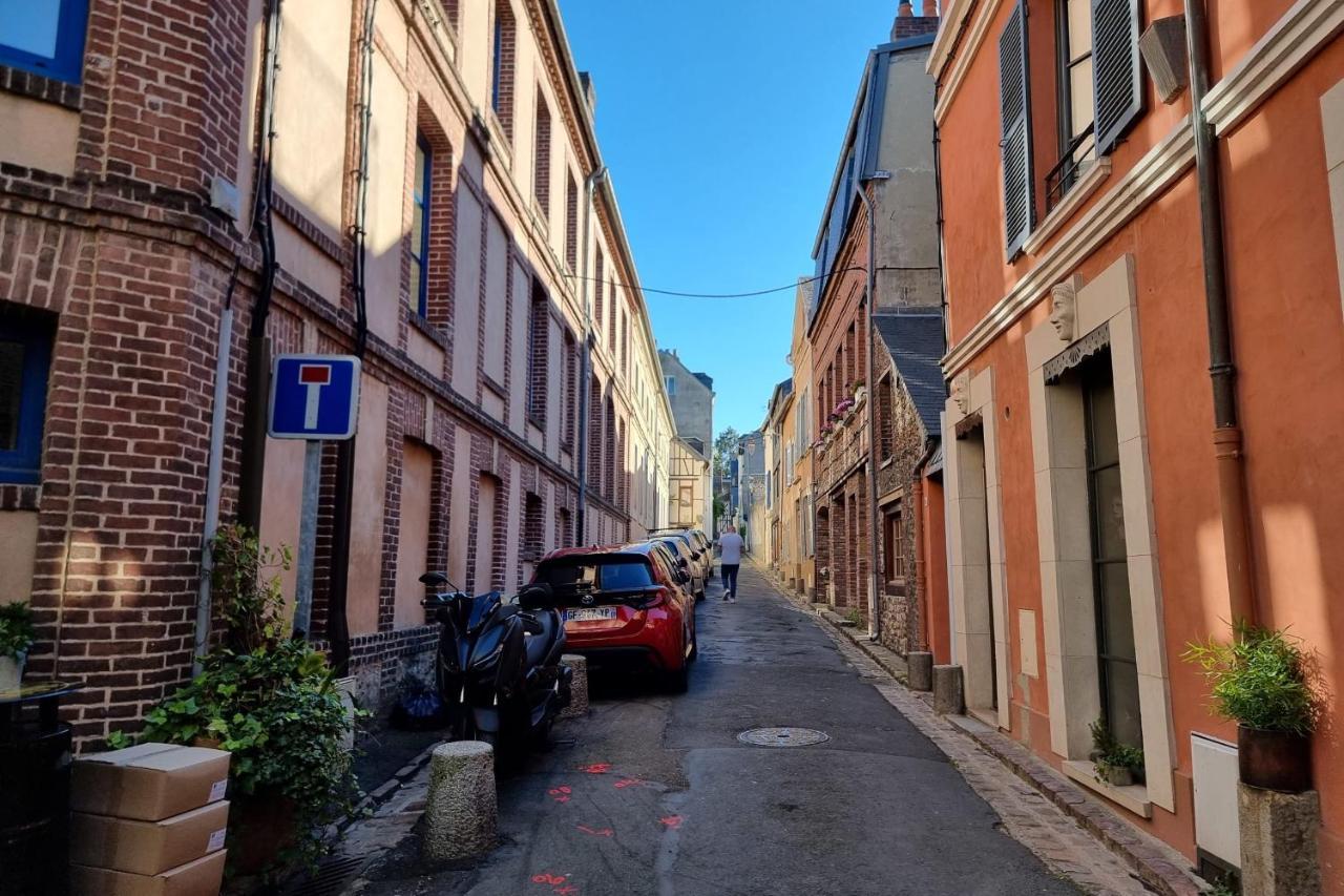 Les Chabannettes - Maisonette & Terrace 2P - Heart Of Honfleur Exterior foto